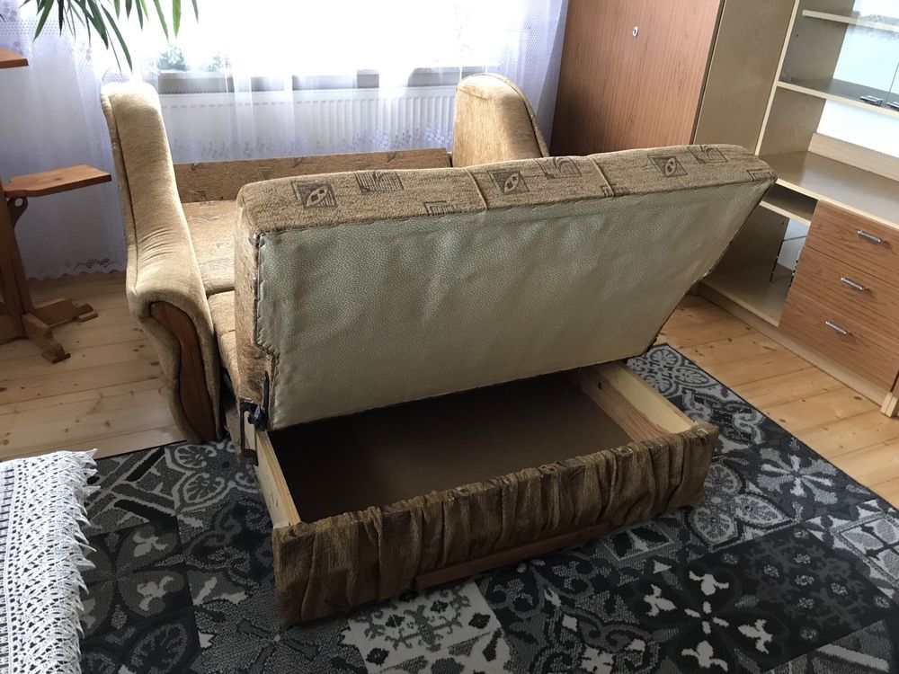 Fotel rozkładany jak nowy 100x135