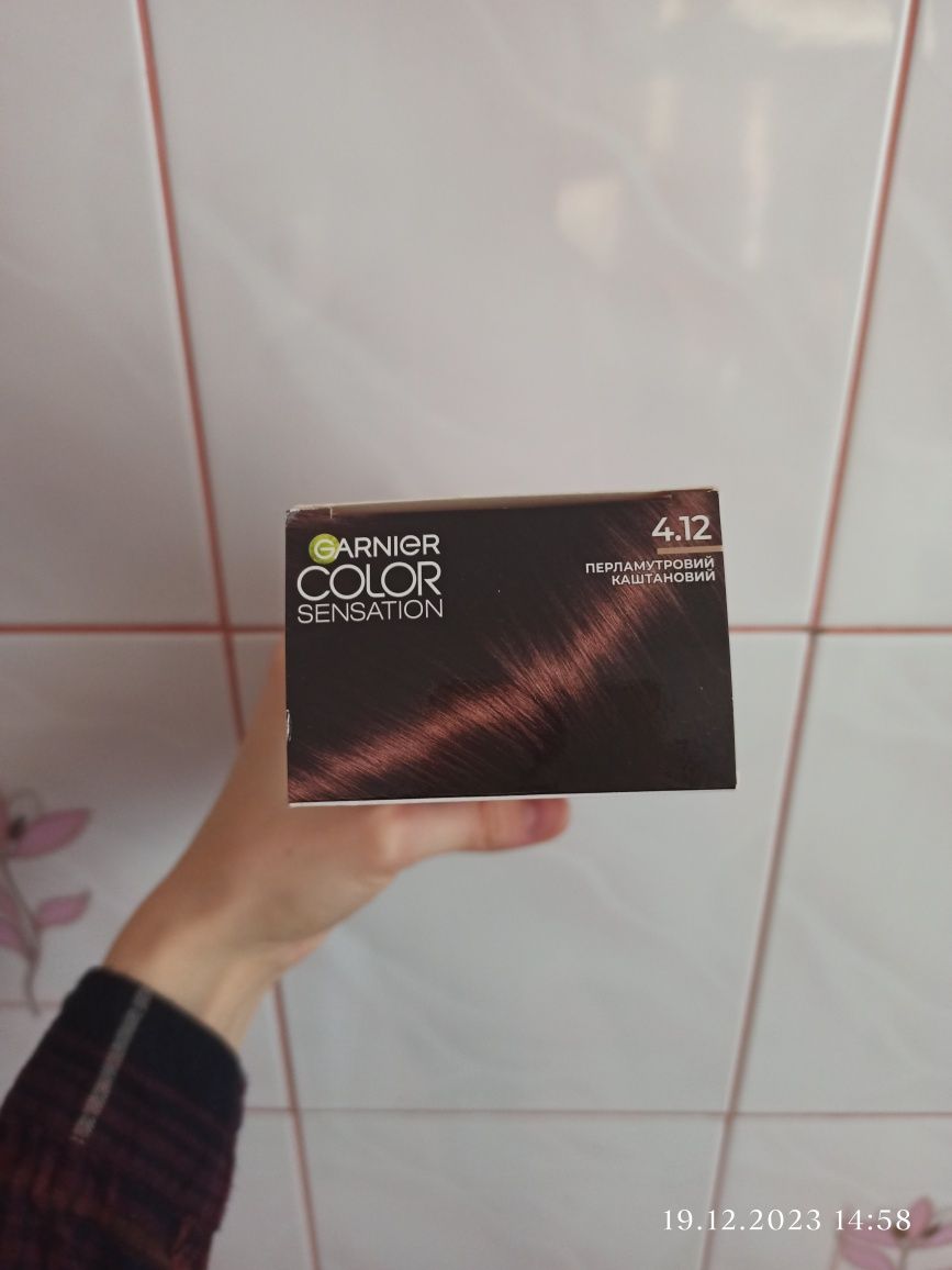 Фарба Garnier color 4.12