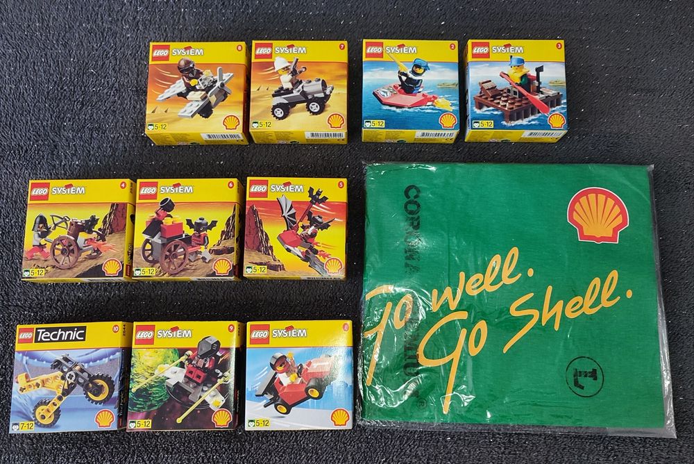 LEGO MISB Shell 1998 Cała Kolekcja Zestaw Lata 90
