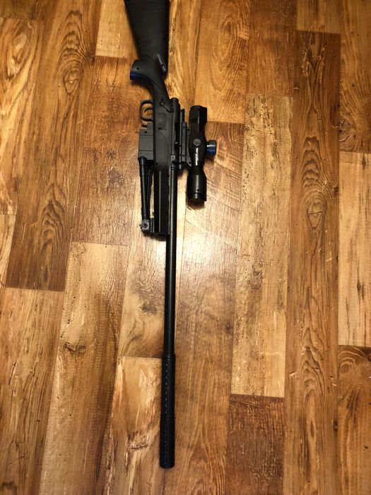 Снайперська гвинтівка 95 см,сошки,лазер,дуже міцна!