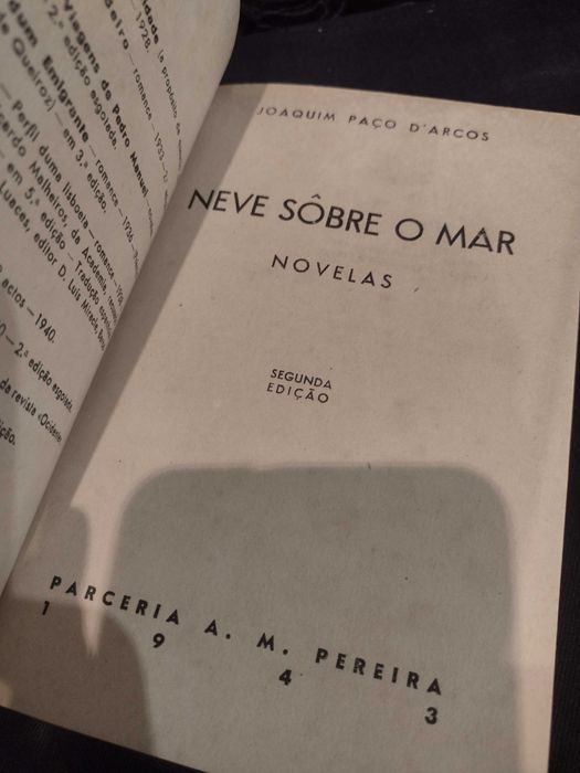 Neve sobre o Mar 1943 Joaquim Paço D´Arcos