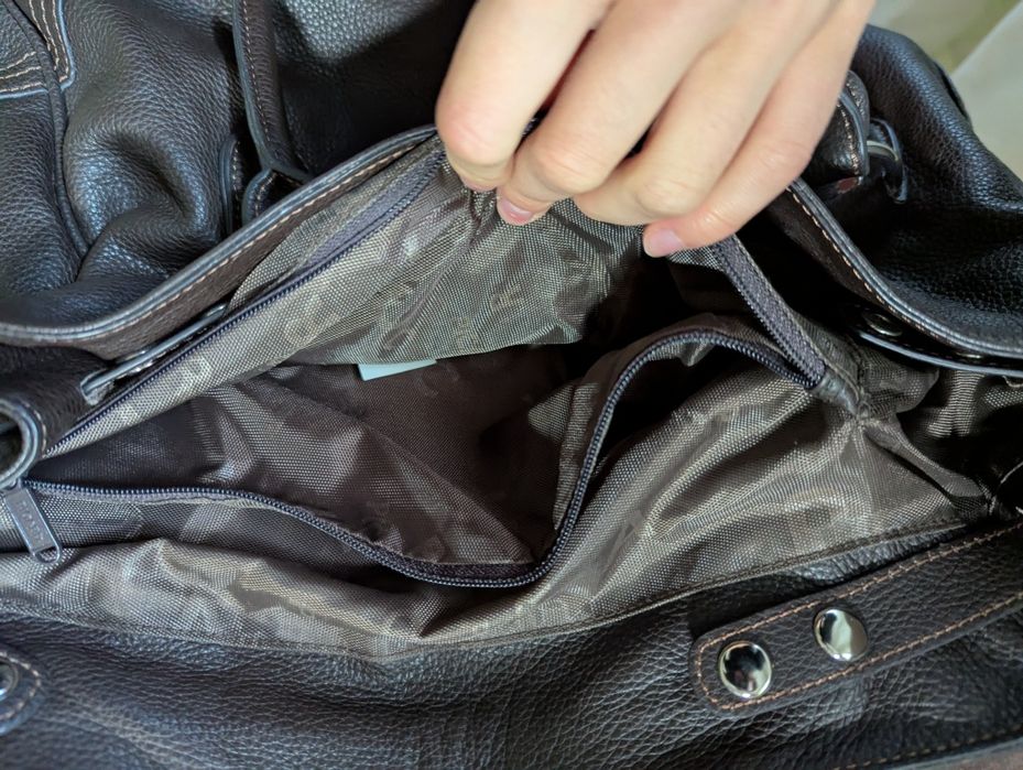 Сумка коричнева зі справжньої шкіри Picard оригінал