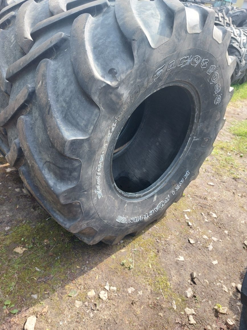 540/65R24 Firestone opony używane rolnicze para