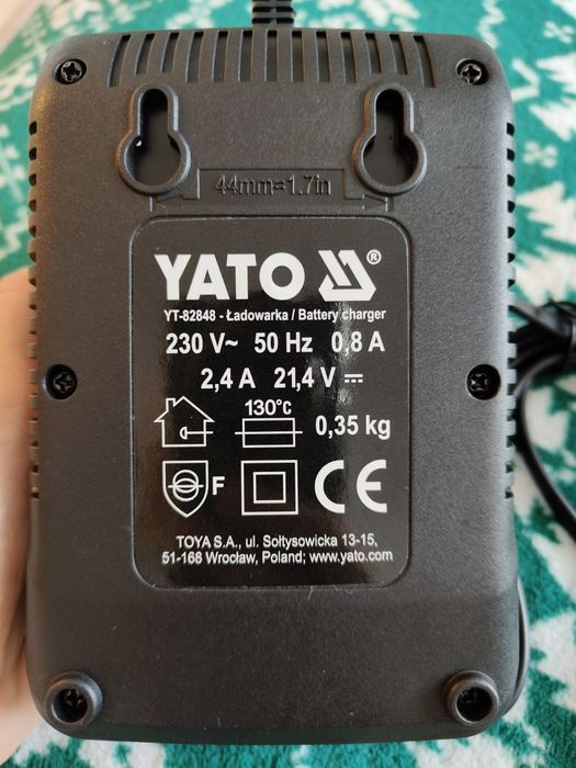Oryginalna ładowarka Yato YT-82848 do baterii akumulatorów