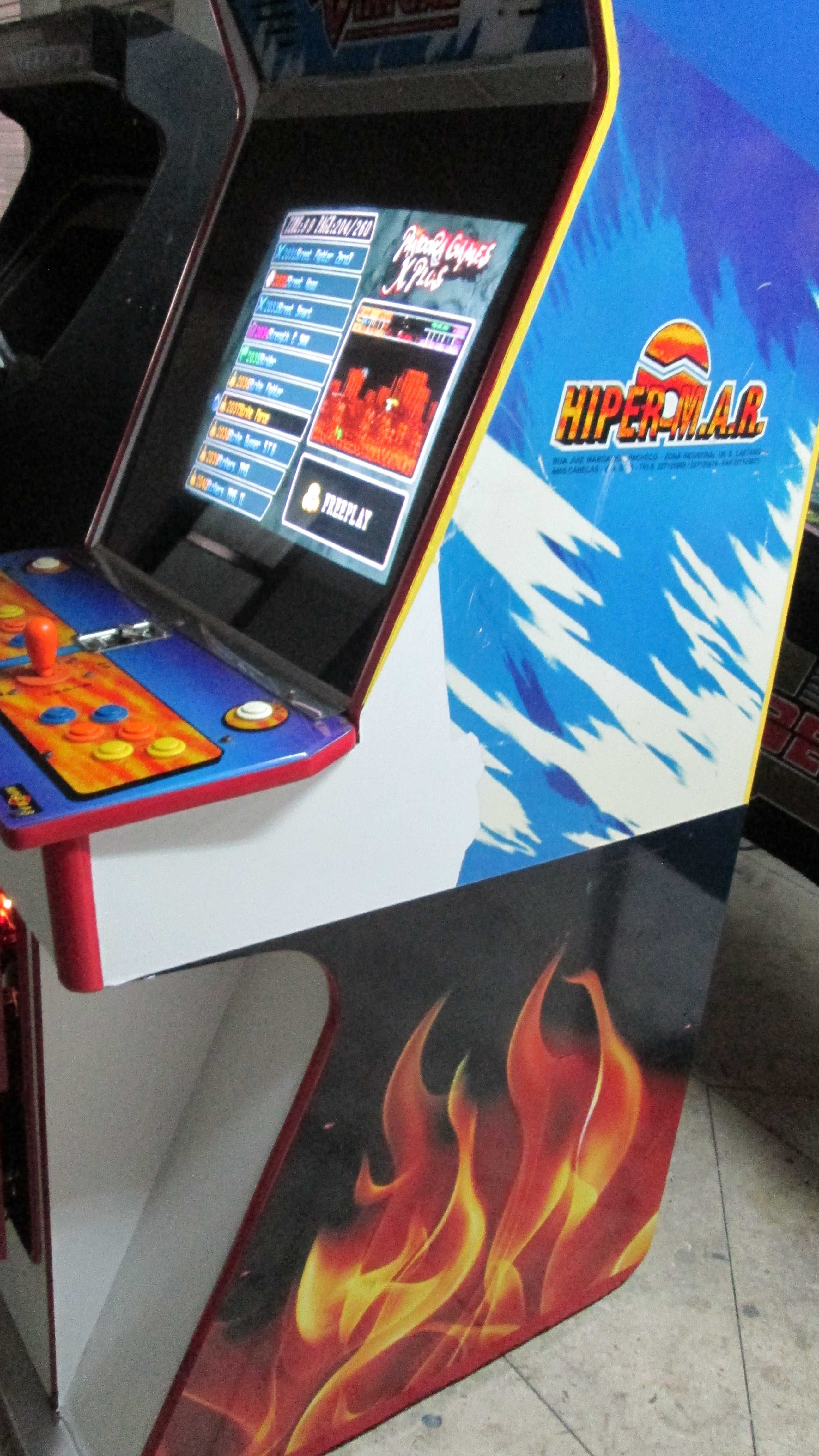 2800 jogos em máquina arcade como nova