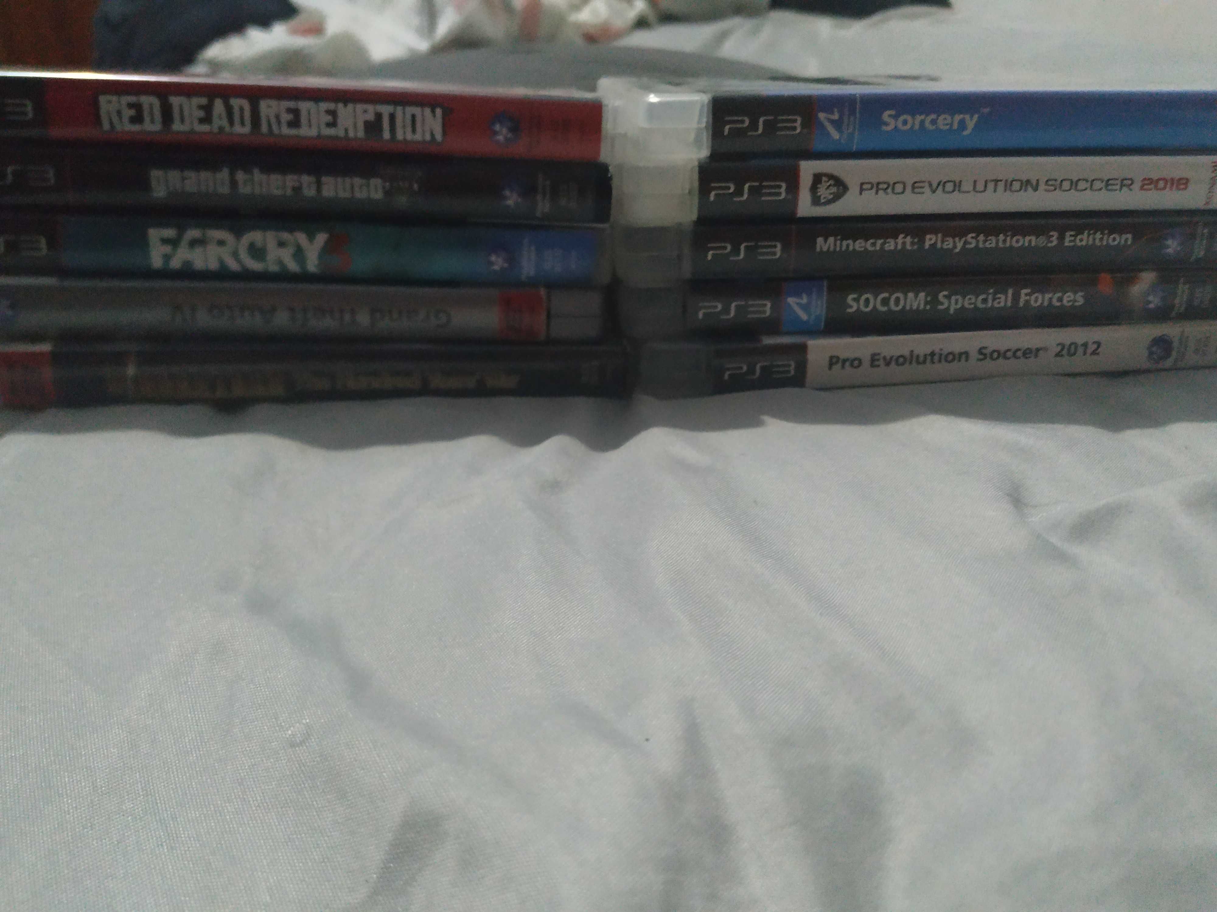 Ps3 como nova pouco uso + 10 jogos