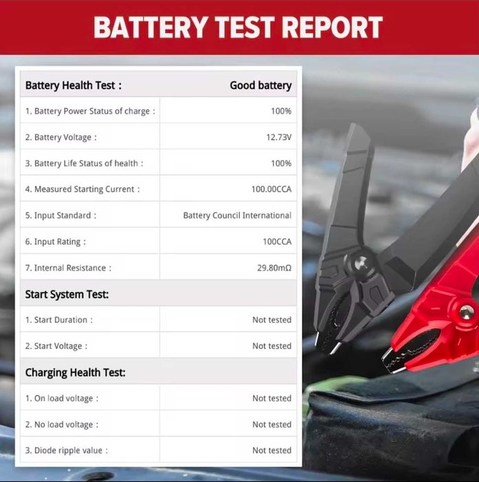 LAUNCH BST360 Tester akumulatora Bluetooth