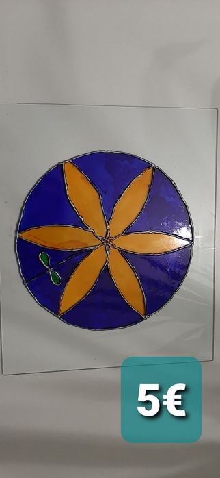 Vitral pintado à mão