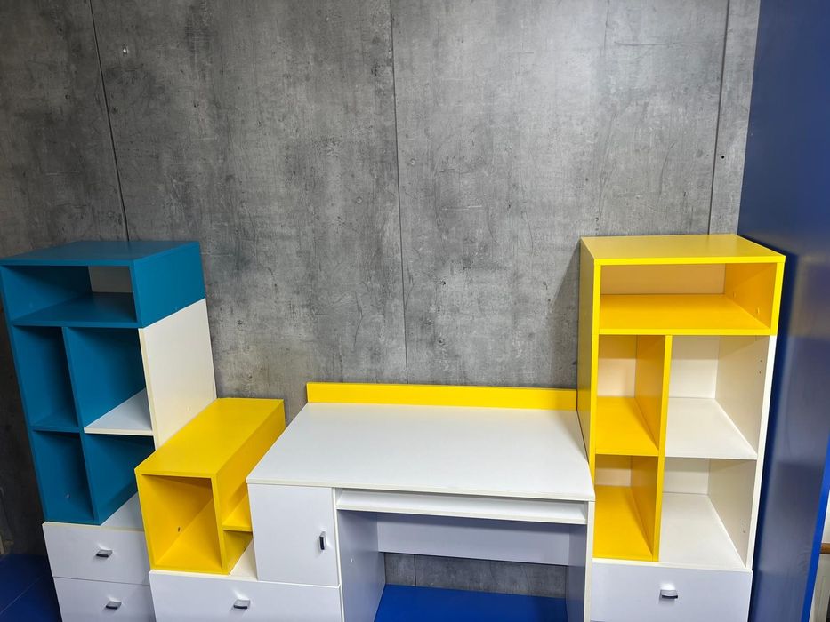 Zestaw mebli dziecięcych jak ikea Biurko + Dwa Regały *Dostawa Gratis*
