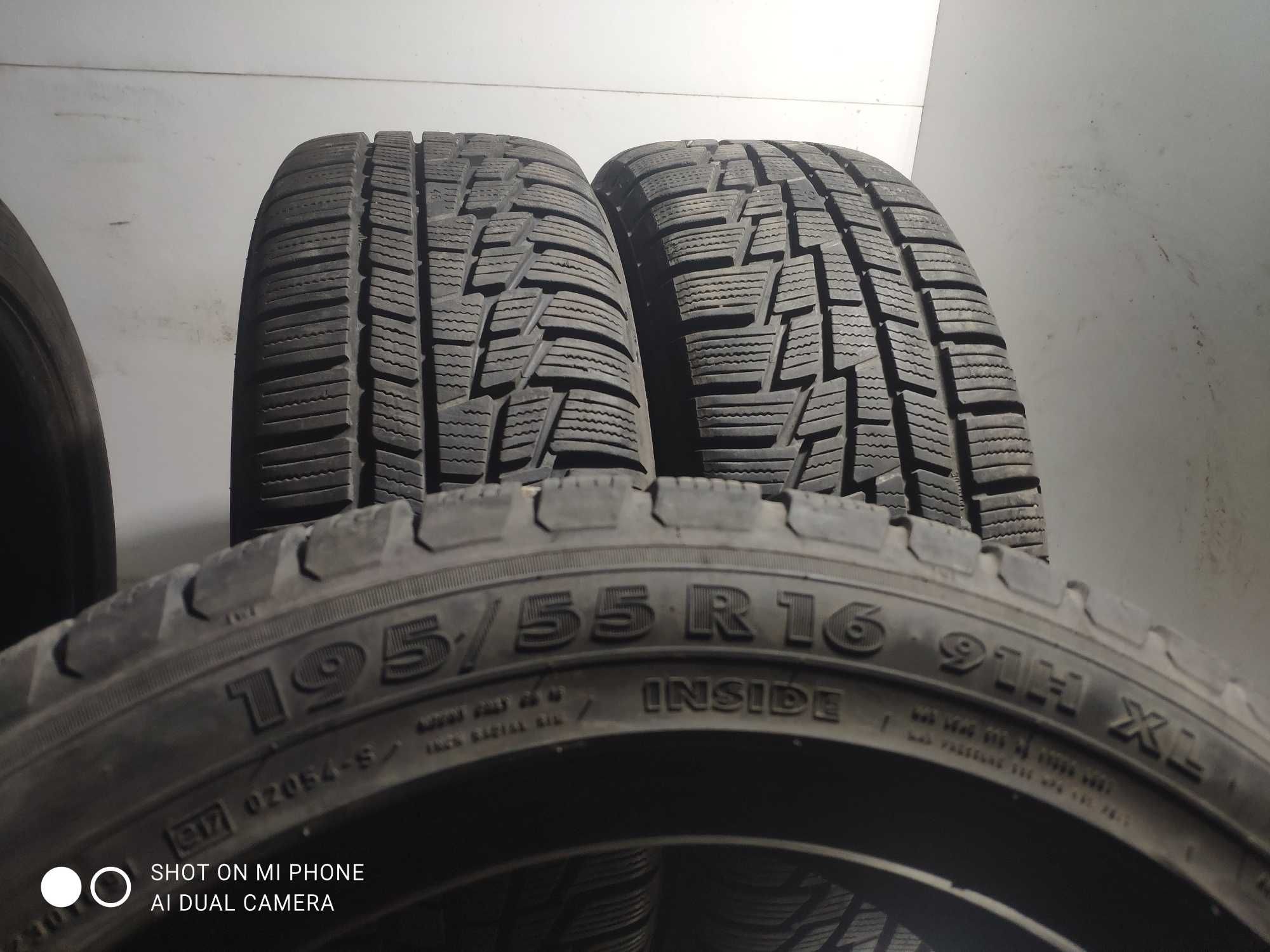 Opona Opony 195/55R16 NOKIAN 91H XL komplet 4szt zimowe zima 205