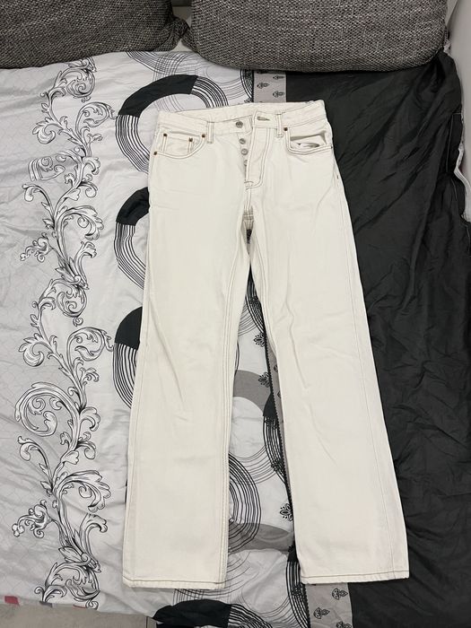 Spodnie Zara białe, męskie