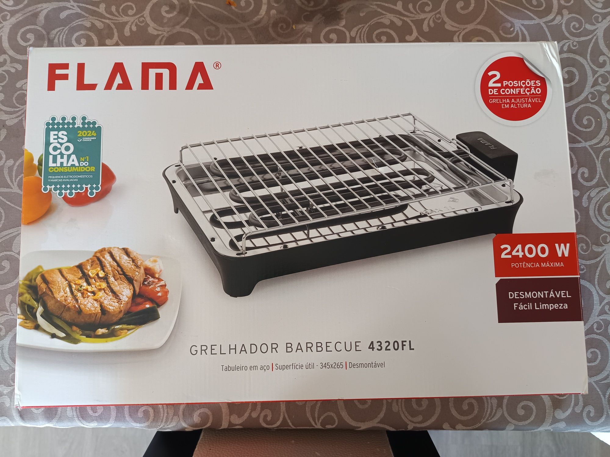 Grelhador elétrico  com garantia