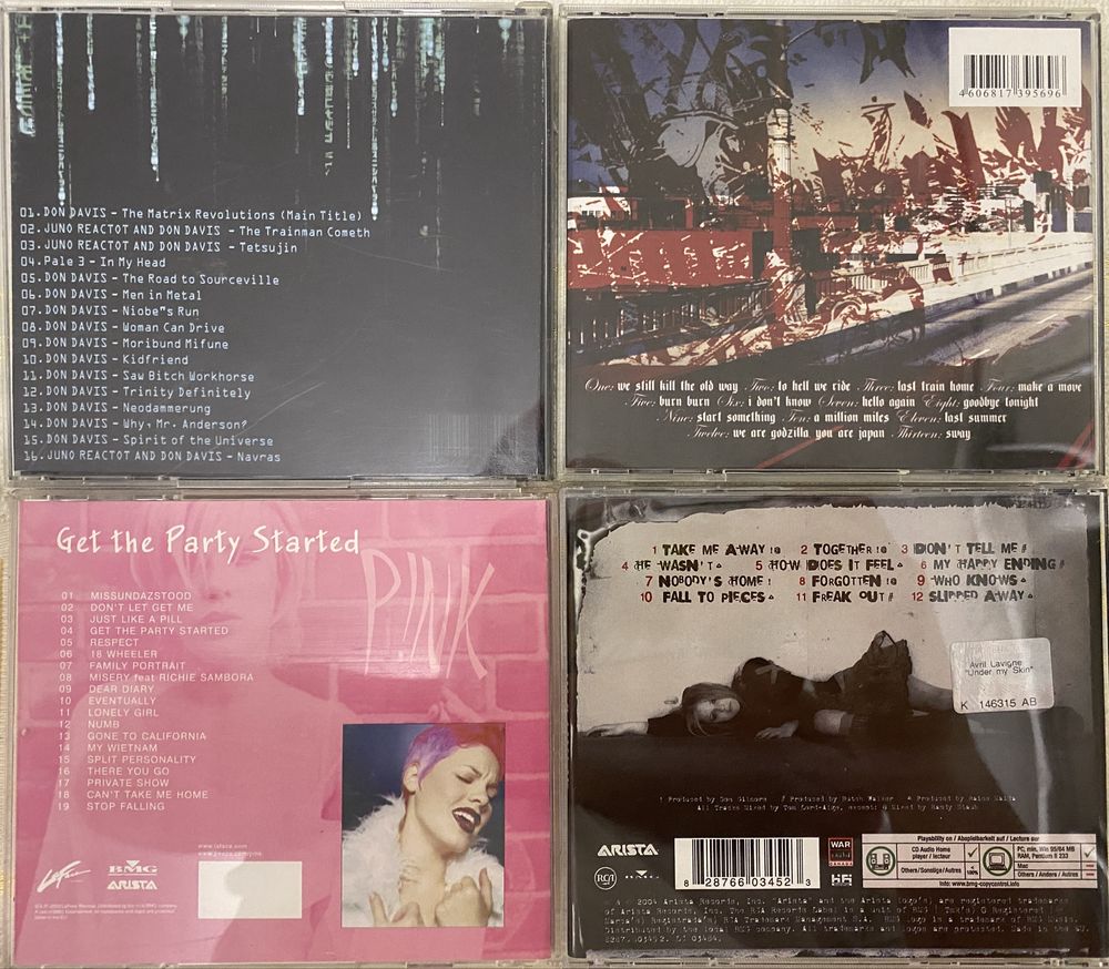 Продам CD аудіо. Lostprophets, Matrix, Pink.