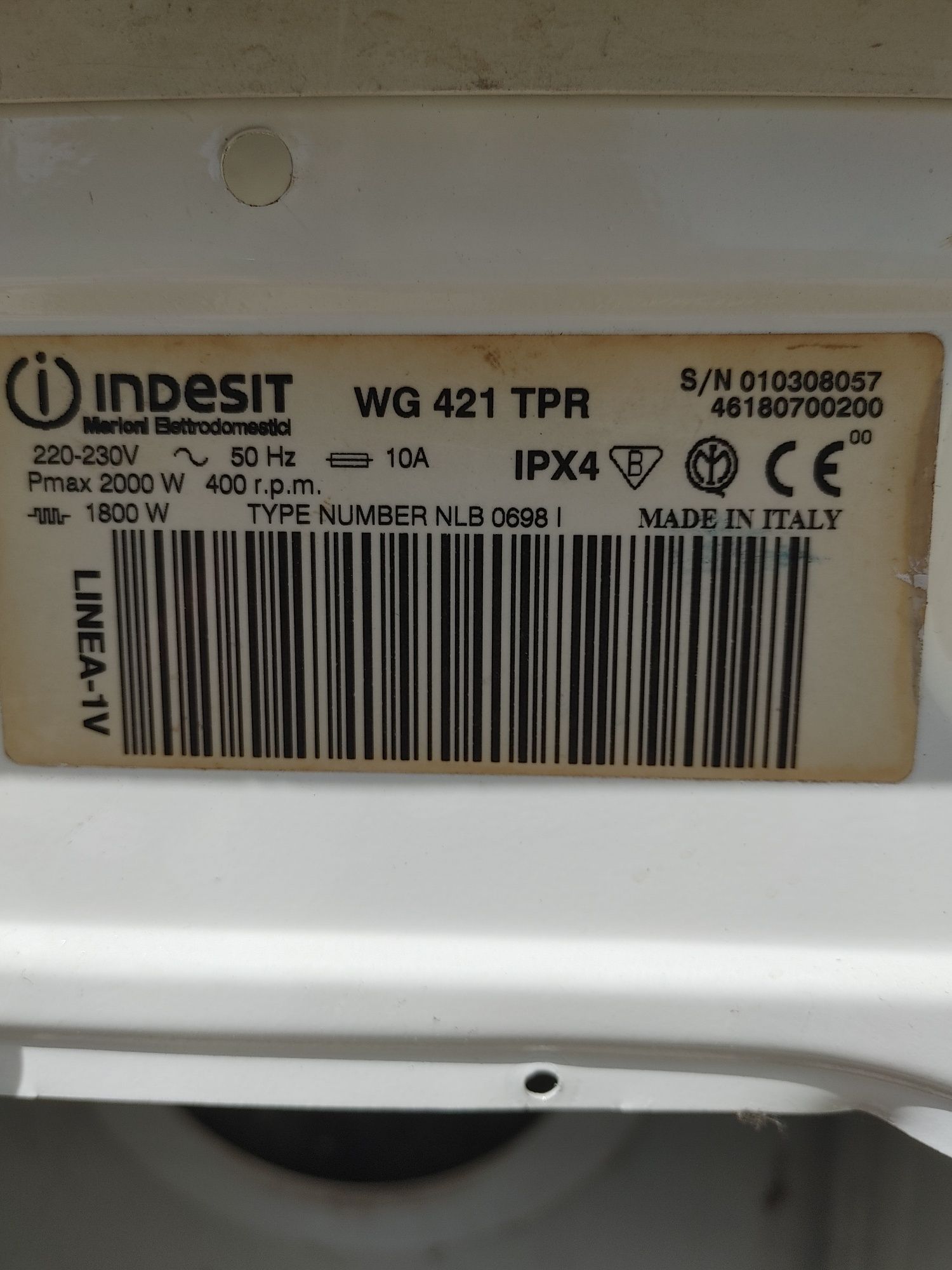 Двигун INDESIT WG421 tpr