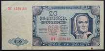 Polska 20 złotych 1948 Par. 179e