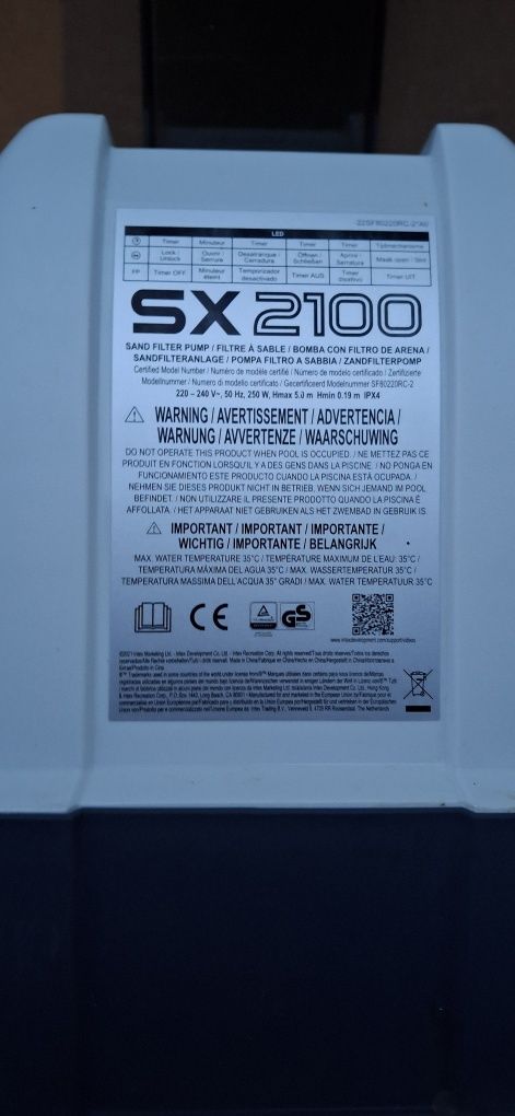 Pompa basenowa SX2100 intex