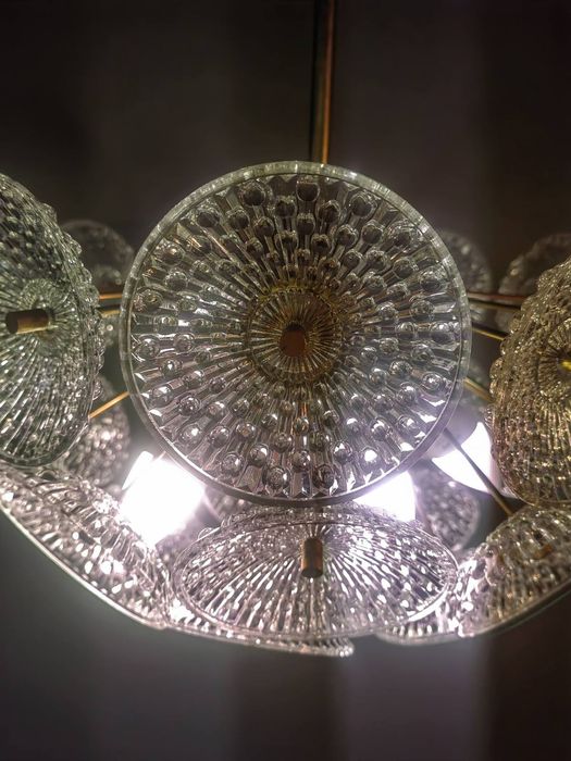 Zyrandol krysztalowy  Sputnik Vintage