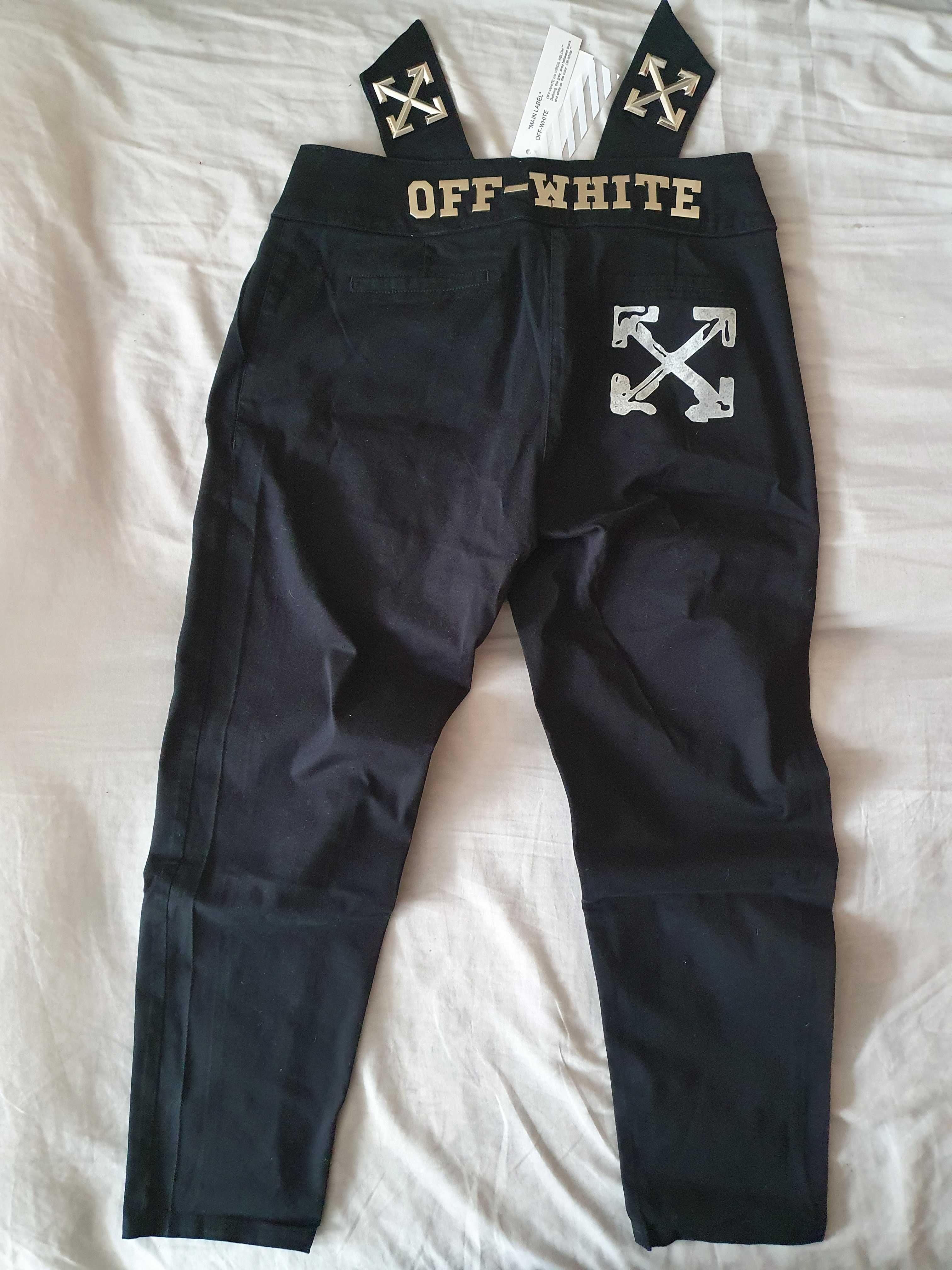 NOWE joggery spodnie damskie Off-White 29 blaszka logo super na prezen