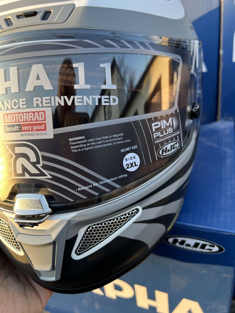Kask HJC RPHA 11 eldon rozmiar XXL , 2XL Nowy DD 2x szyba