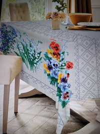 Скатерть на стол плотная 220 х 150 см хлопок Украина разные принты