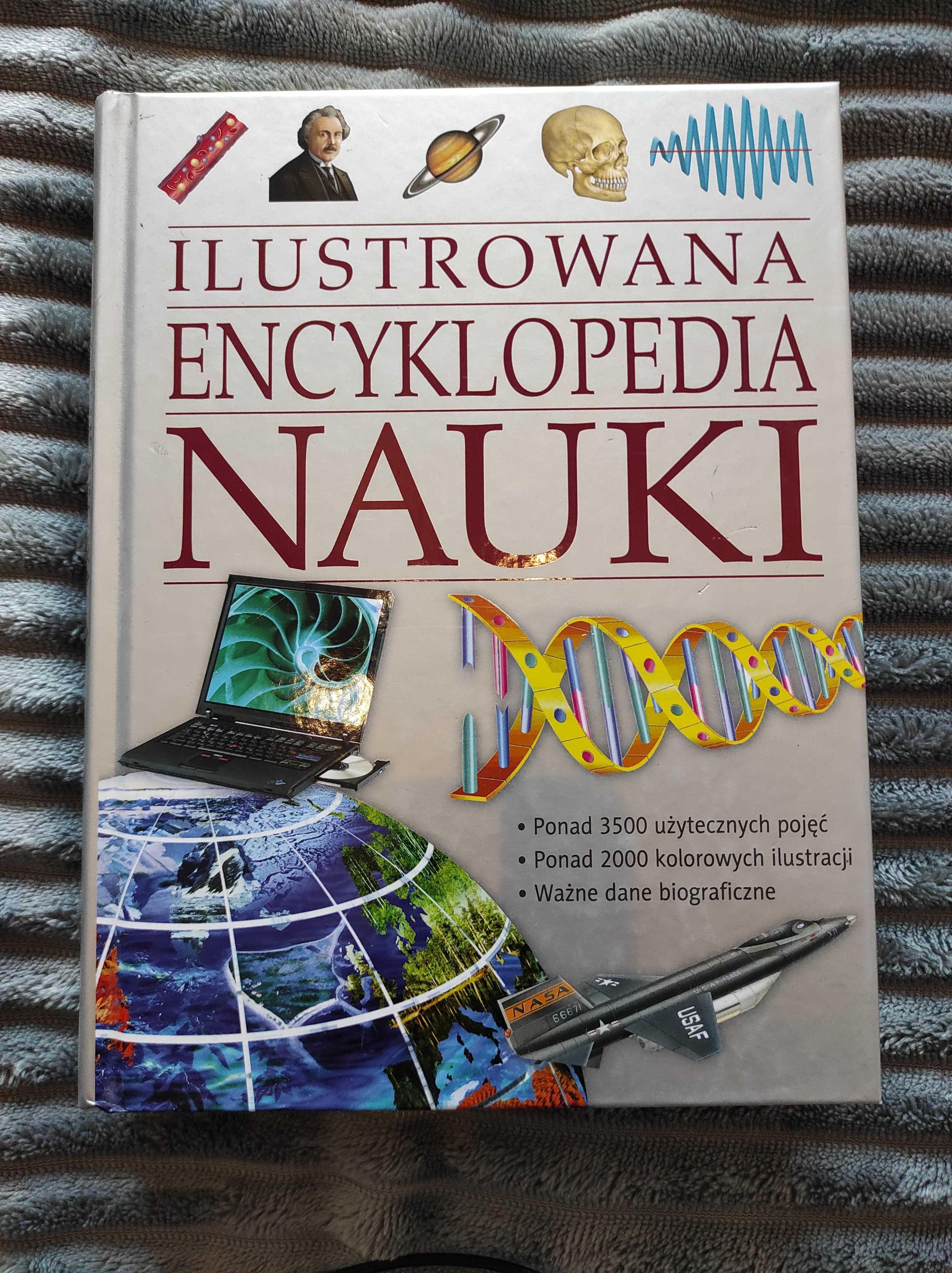 Książka ilustrowana encyklopedia nauki dla młodego naukowca