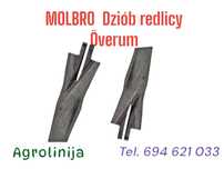 Överum Dziób redlicy 100x13 mm prawy, płaski pasujący Molbro