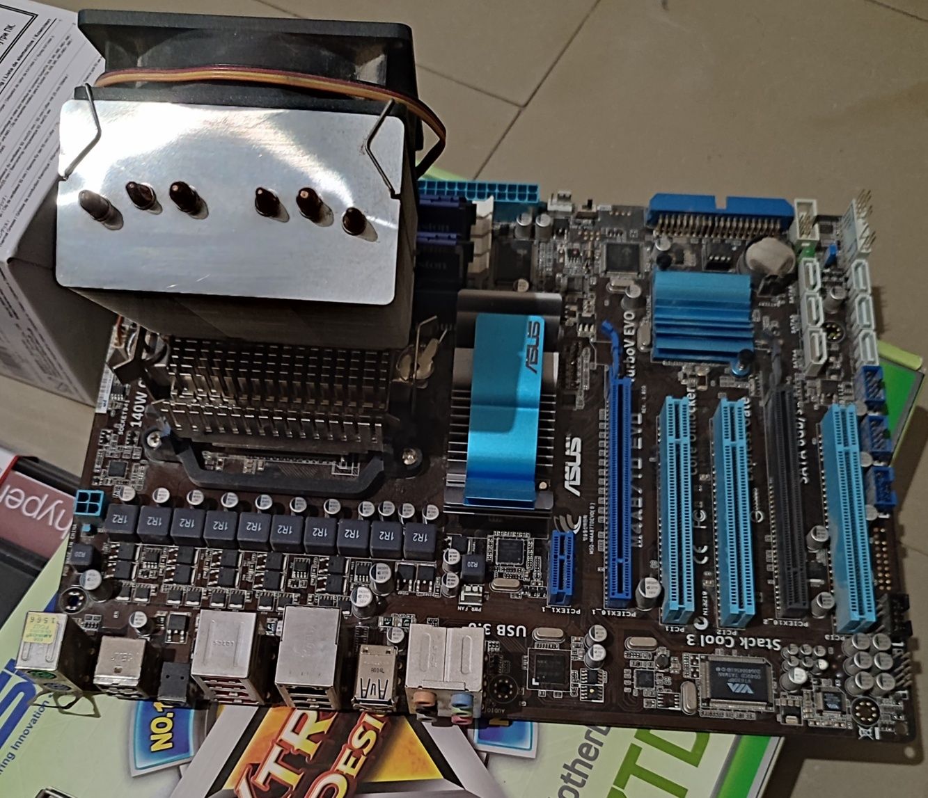 Комплект на AM3. Asus M4A87TD EVO, Phenom II X4 960T 3.00 GHz, Kingsto