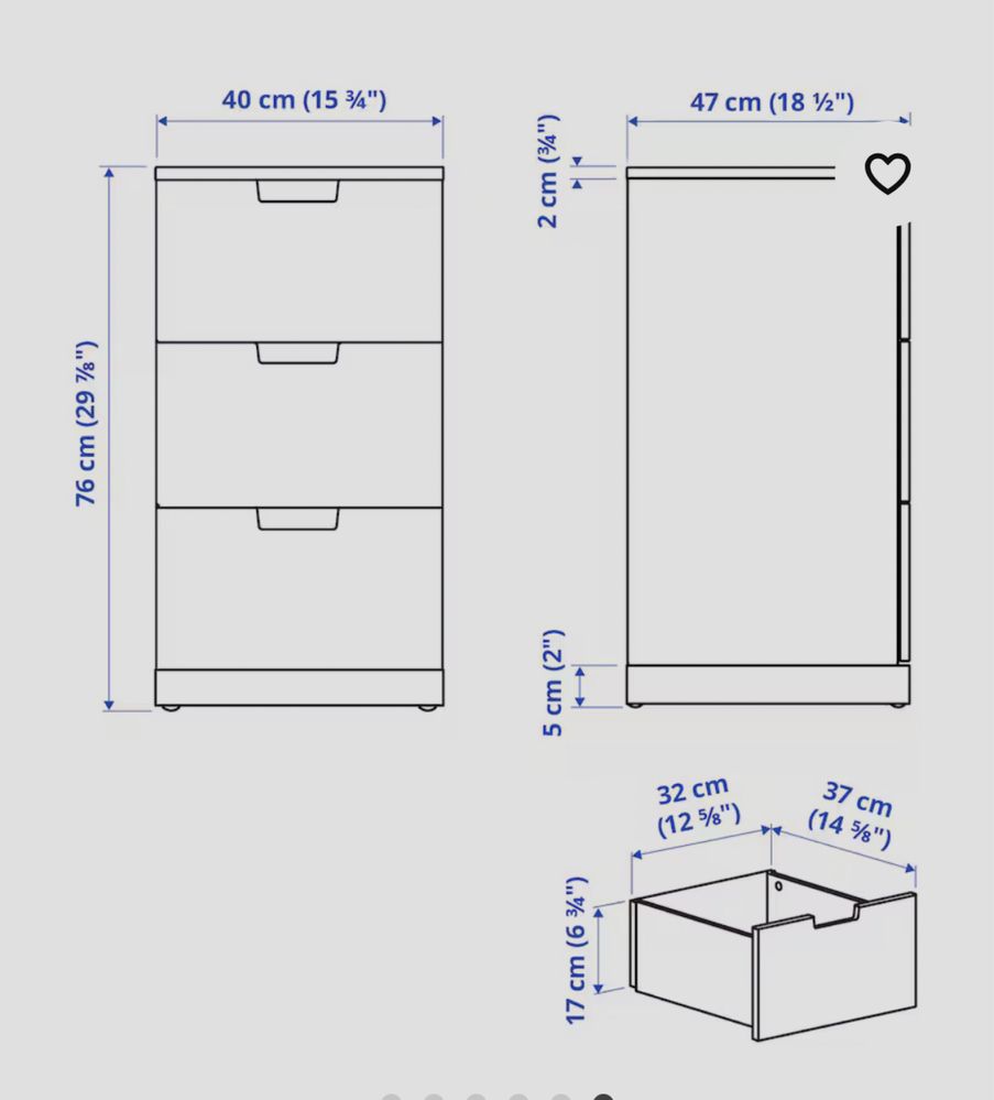 Comoda Nordli IKEA