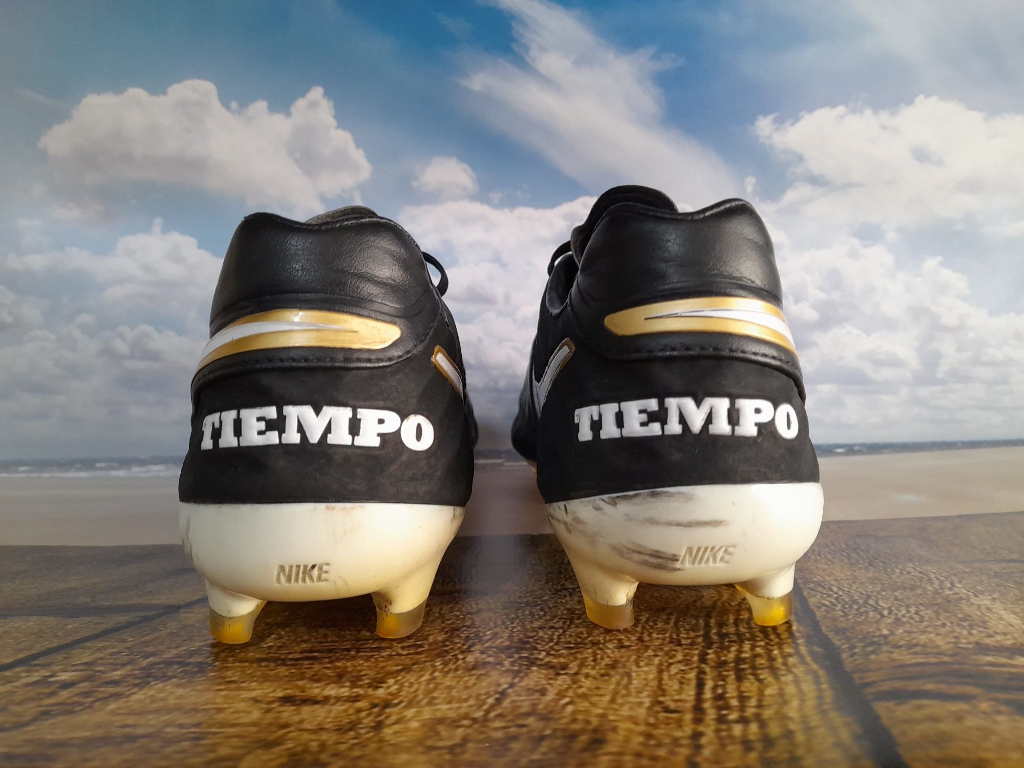 Оригінал шкіряні бутси копи Nike Tiempo Legacy II FG