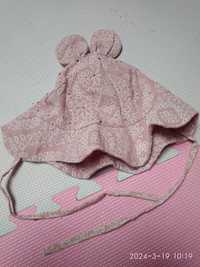 Czapeczka kapelusik niemowlęcy dla dziewczynki ok.12 miesięcy