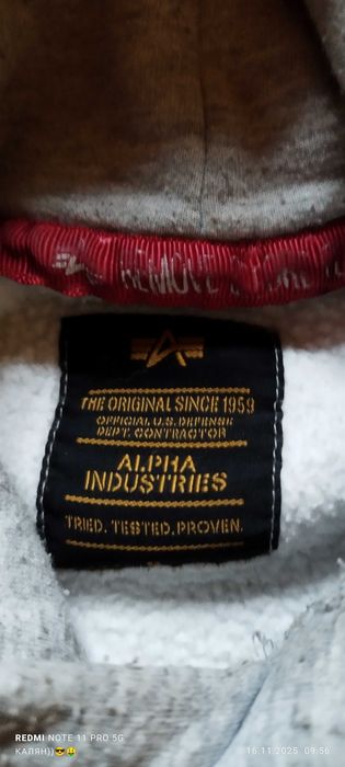Кофта Alpha Industries