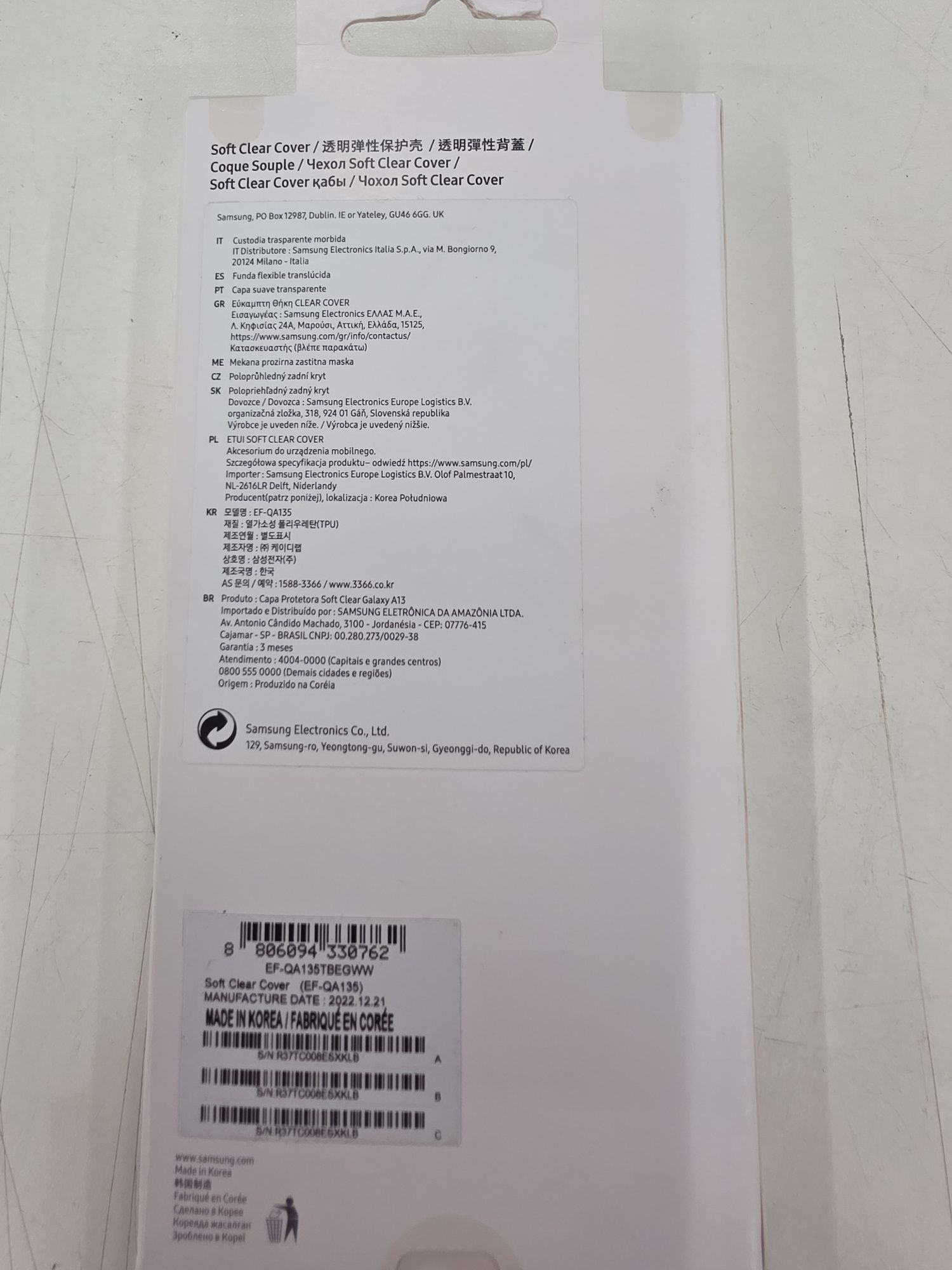 Capa Samsung A13 original