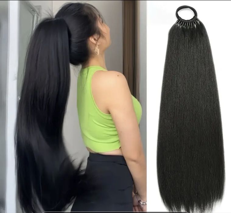 Хвіст накладний 60 см чорний