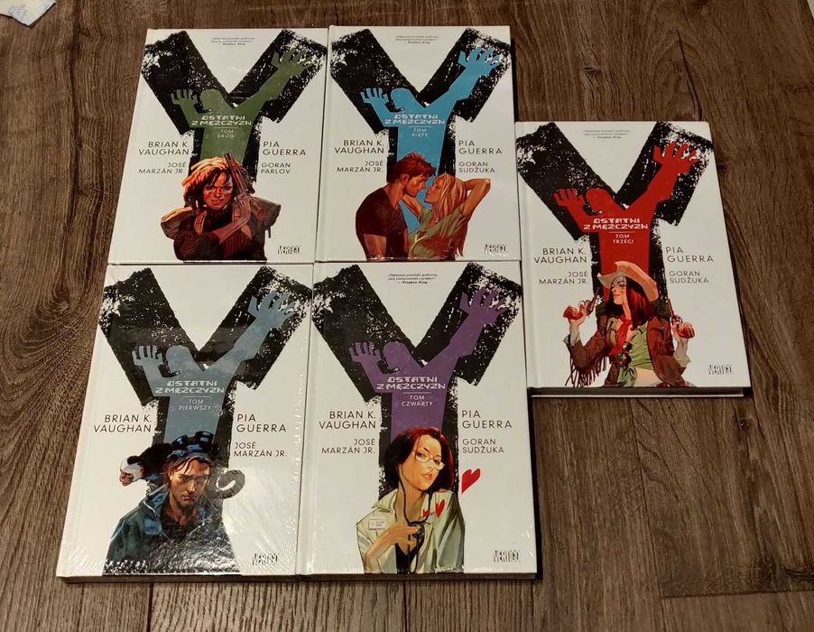 Y - Ostatni z Mężczyzn - 5 tomów - cały cykl - Brian K. Vaughan