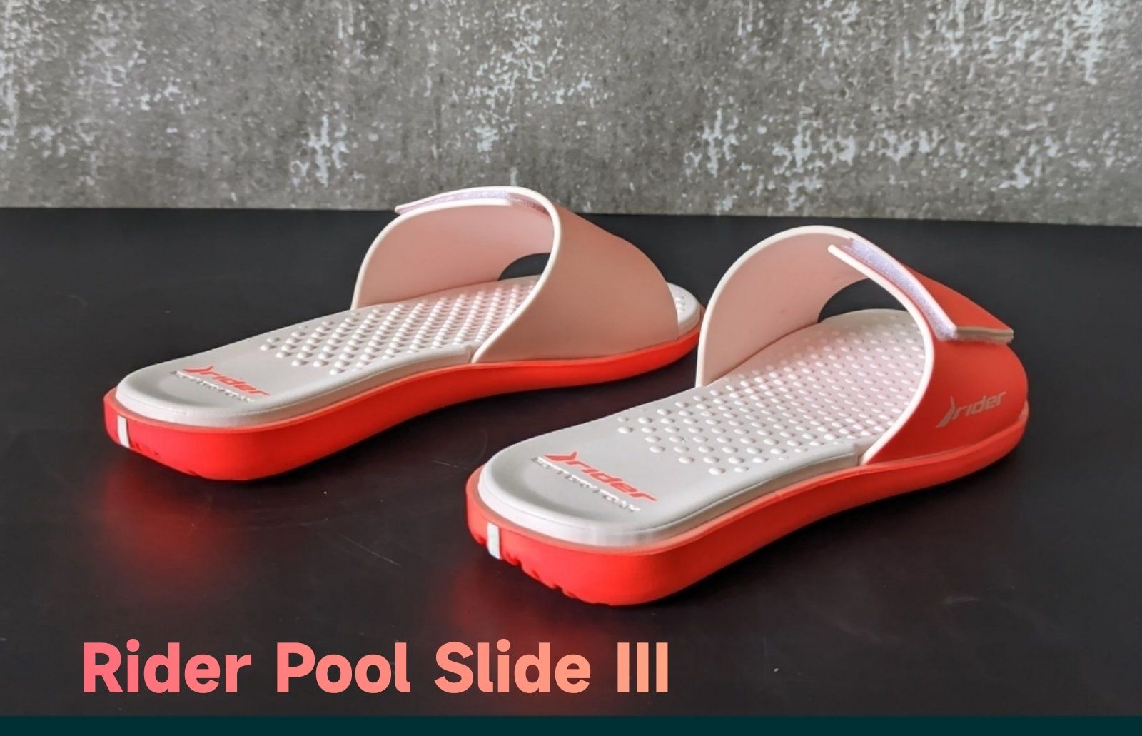 Шльопанці жіночі Rider Pool Slide рожеві сланці оригінал Бразилія