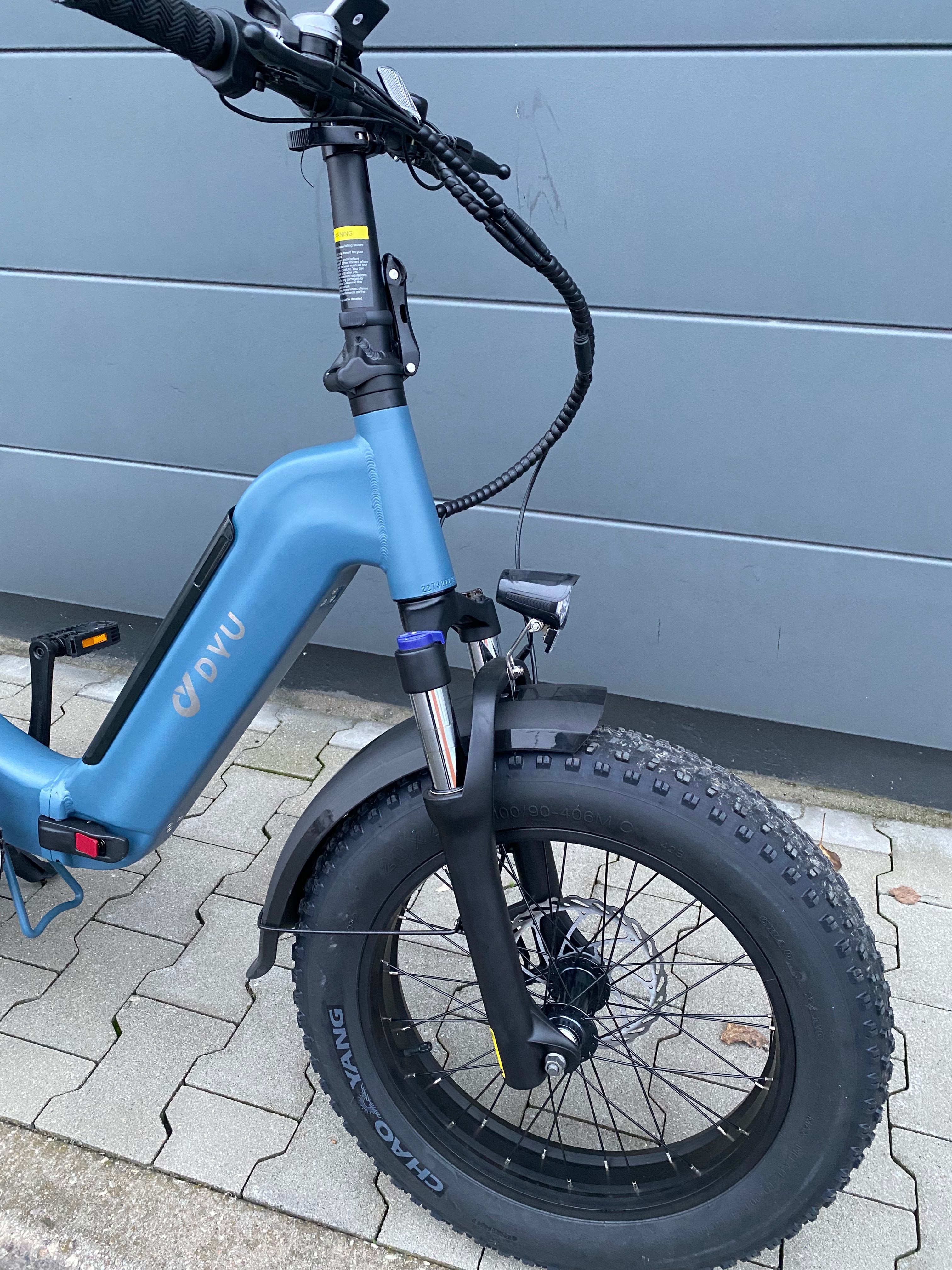 Elektryczny Rower Składany Fat Bike DYU FF500 500W 14Ah 20cali