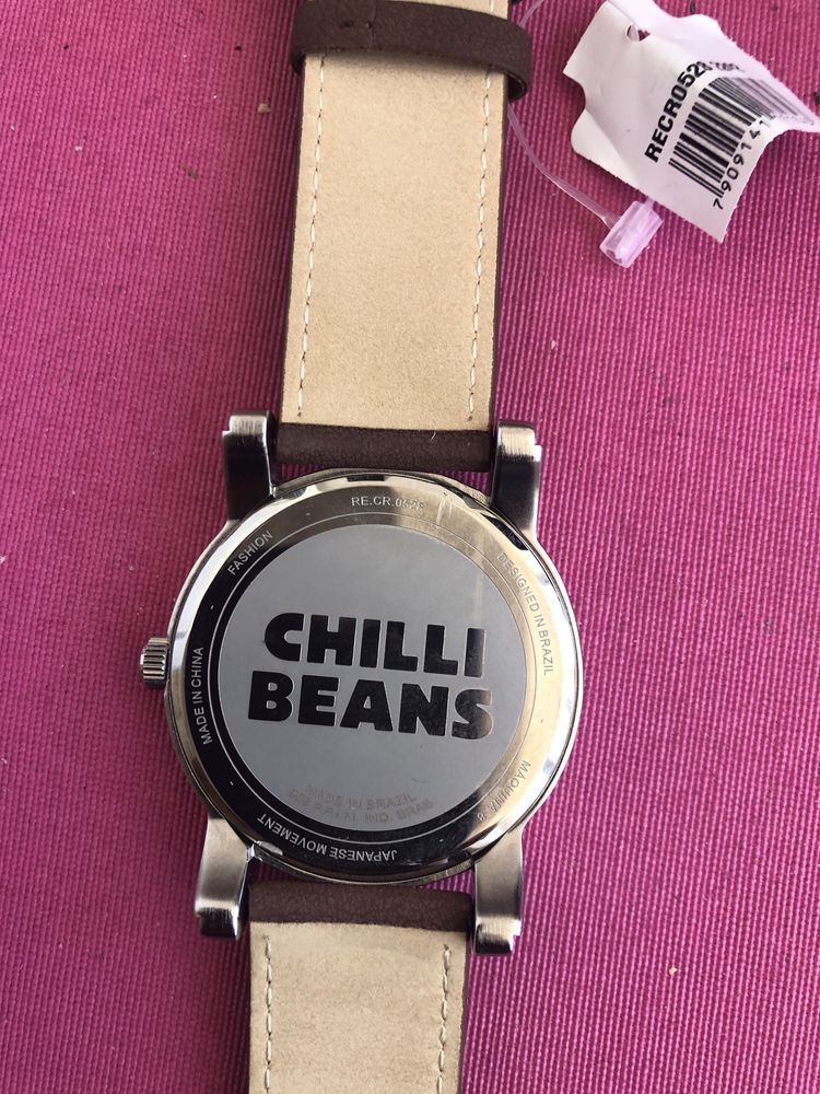 Relógio masculino da marca chillibeans novo com etiquetas