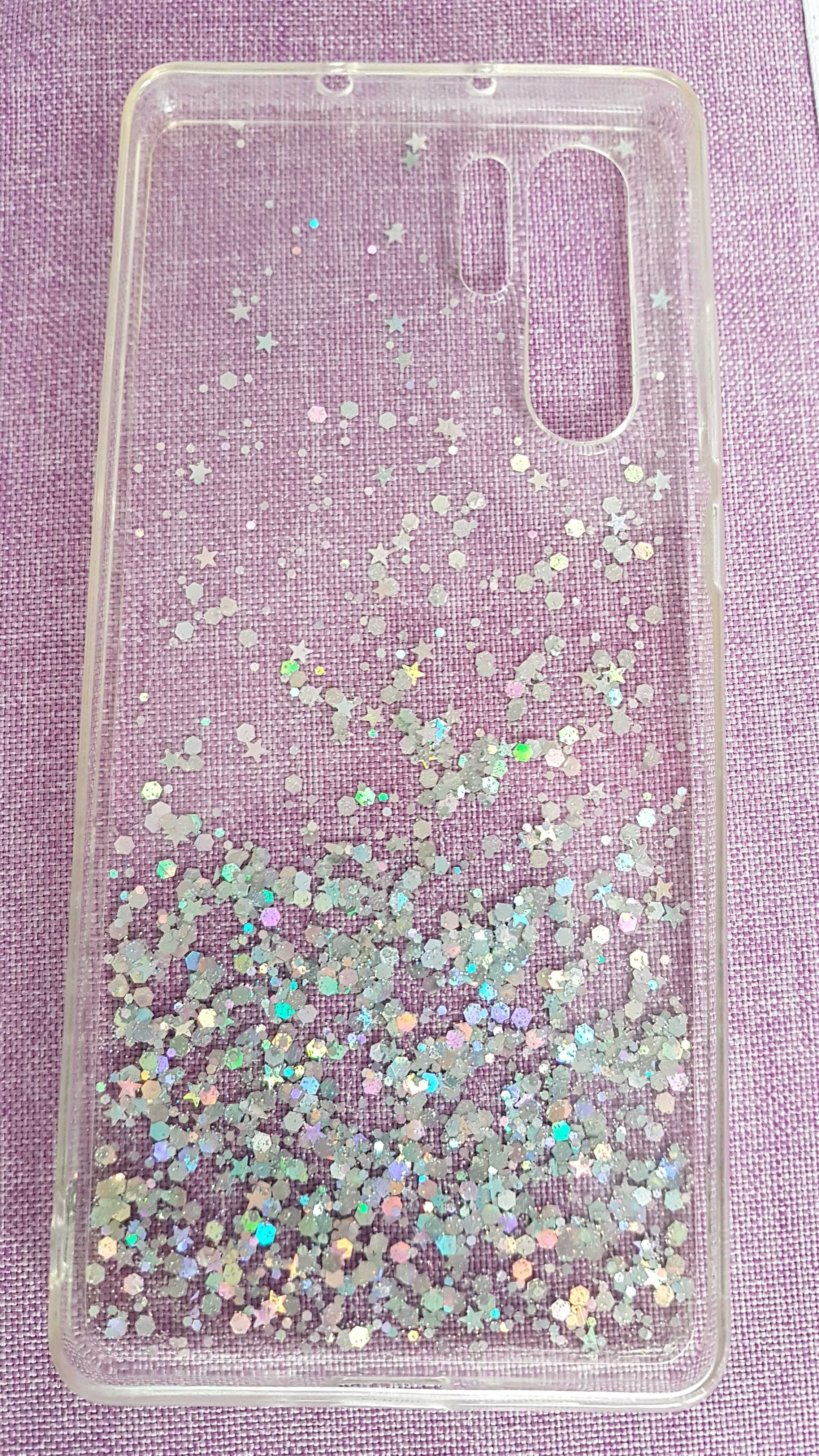 Etui do Huawei P30 Pro seria  Glittery przeźroczyste z brokatem