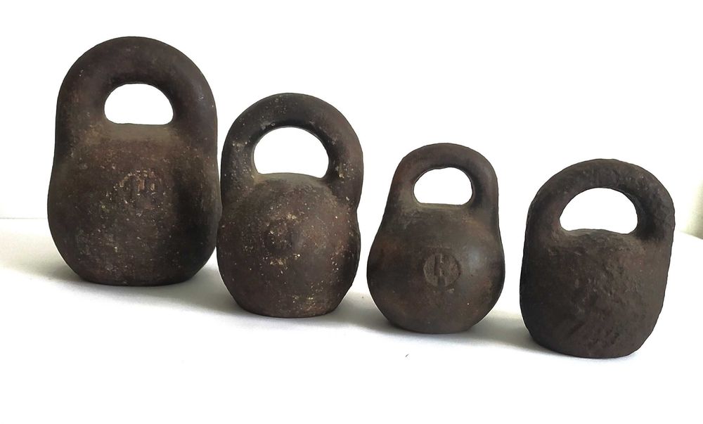 Carskie Odważniki Funtowe Zabytkowe do Wagi