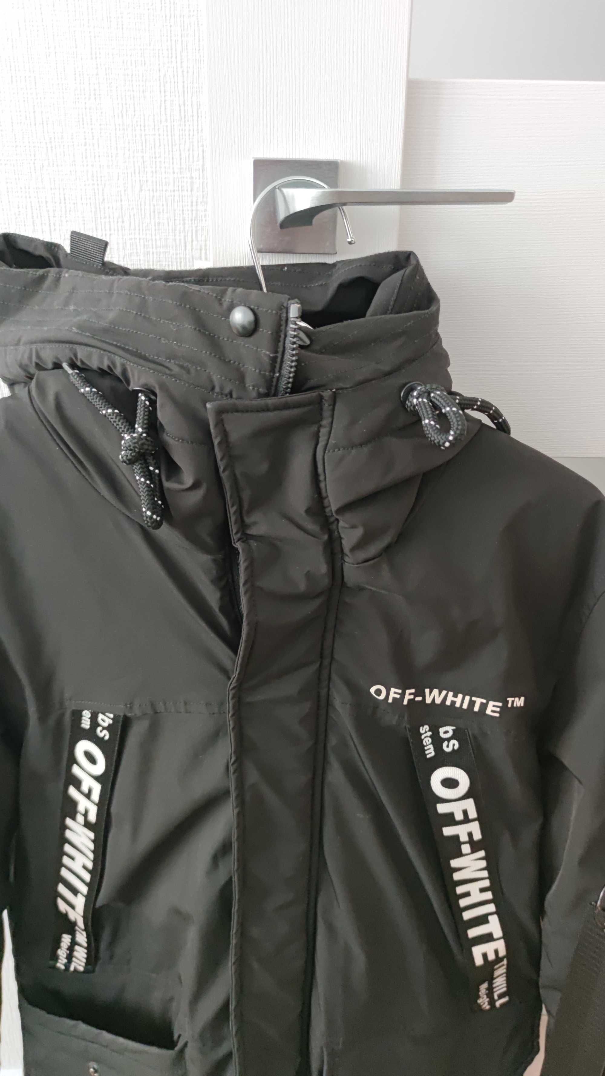 Куртка зимняя off white (пуховик) М