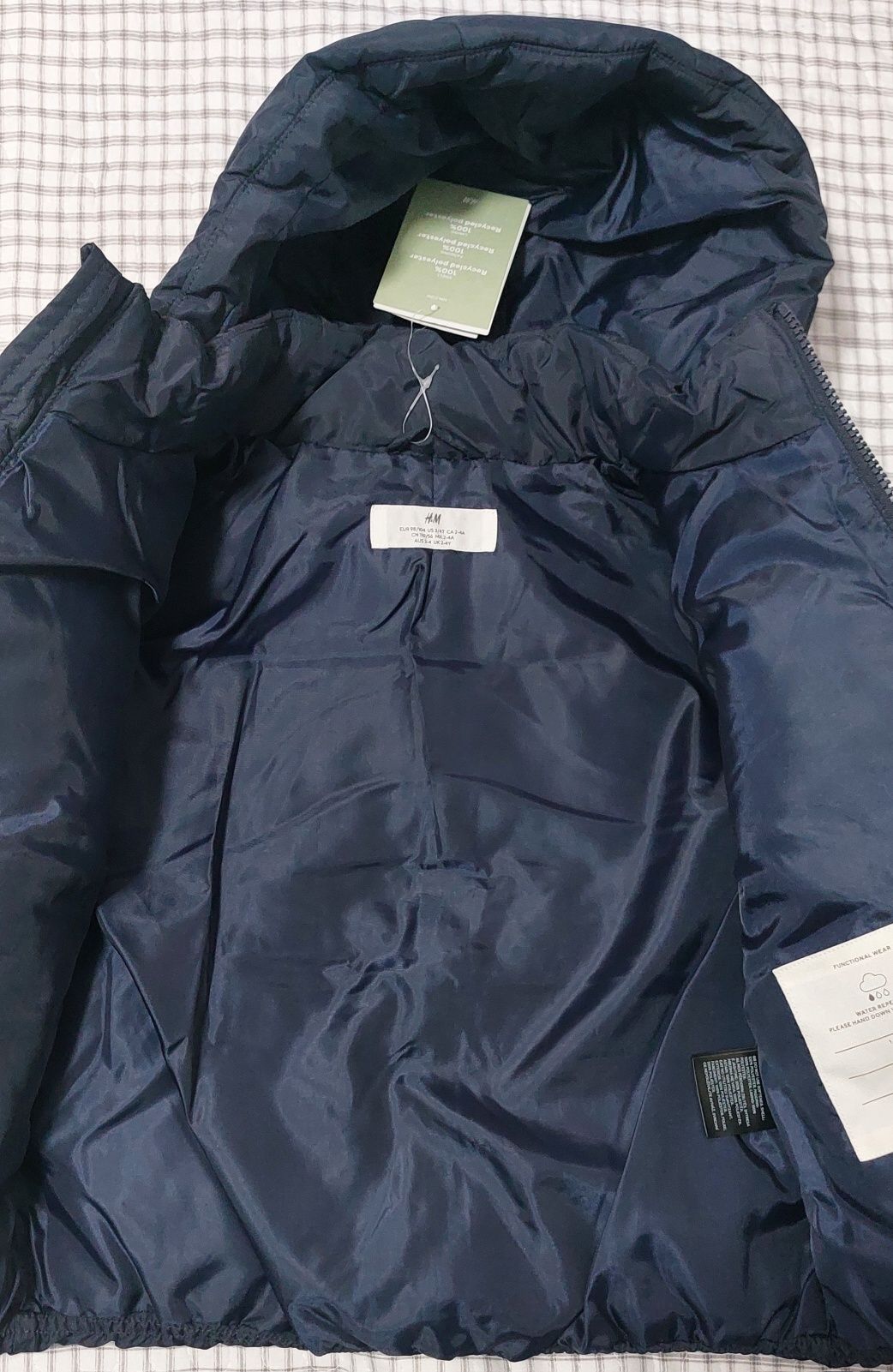 Kurtka zimowa chłopięca puffer H&M 98/104
