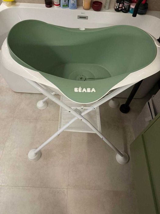 Дитяча ванночка Beaba Camele'o оливкова з підставкою Стан нової