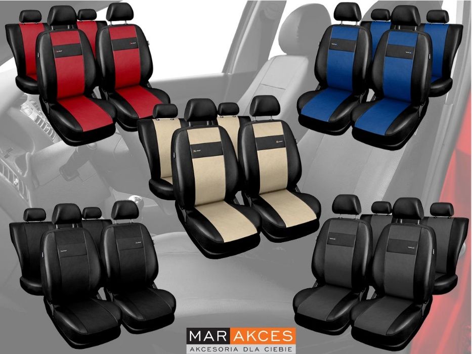 Skórzane pokrowce samochodowe na fotele Audi A4 B5 B6 B7 B8 A5 A6