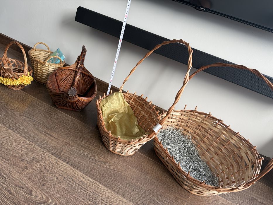 Koszyki wiklinowe Wielkanocne