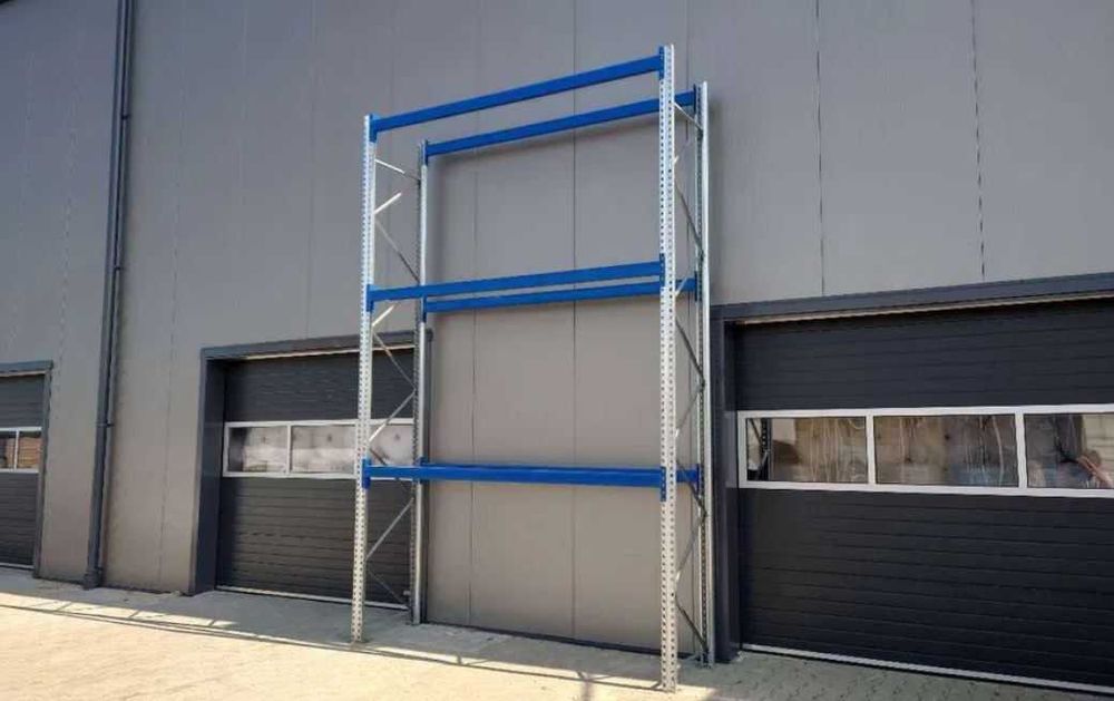 Regał Paletowy magazynowy przemysłowy 270cm 2,7, wysokość 6m BITO 110