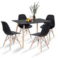 Комплект стол кухонный 120 см + 4 стула - 2 цвета / Польша