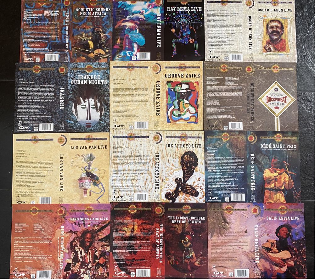 30 Capas de VHS de Música