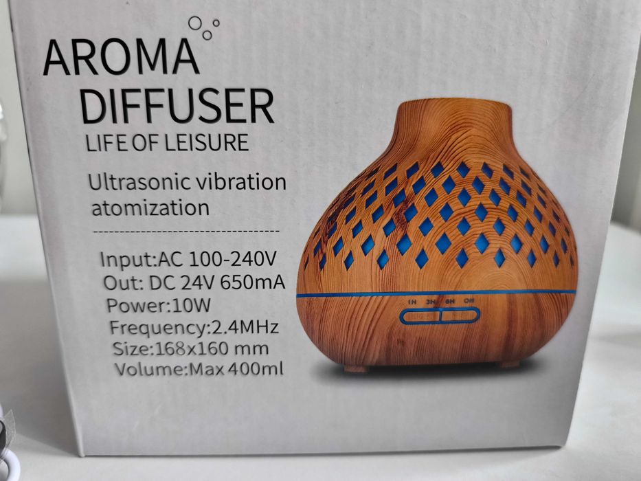 Nawilżacz powietrza, dyfuzor do olejków eterycznych, 400 ml