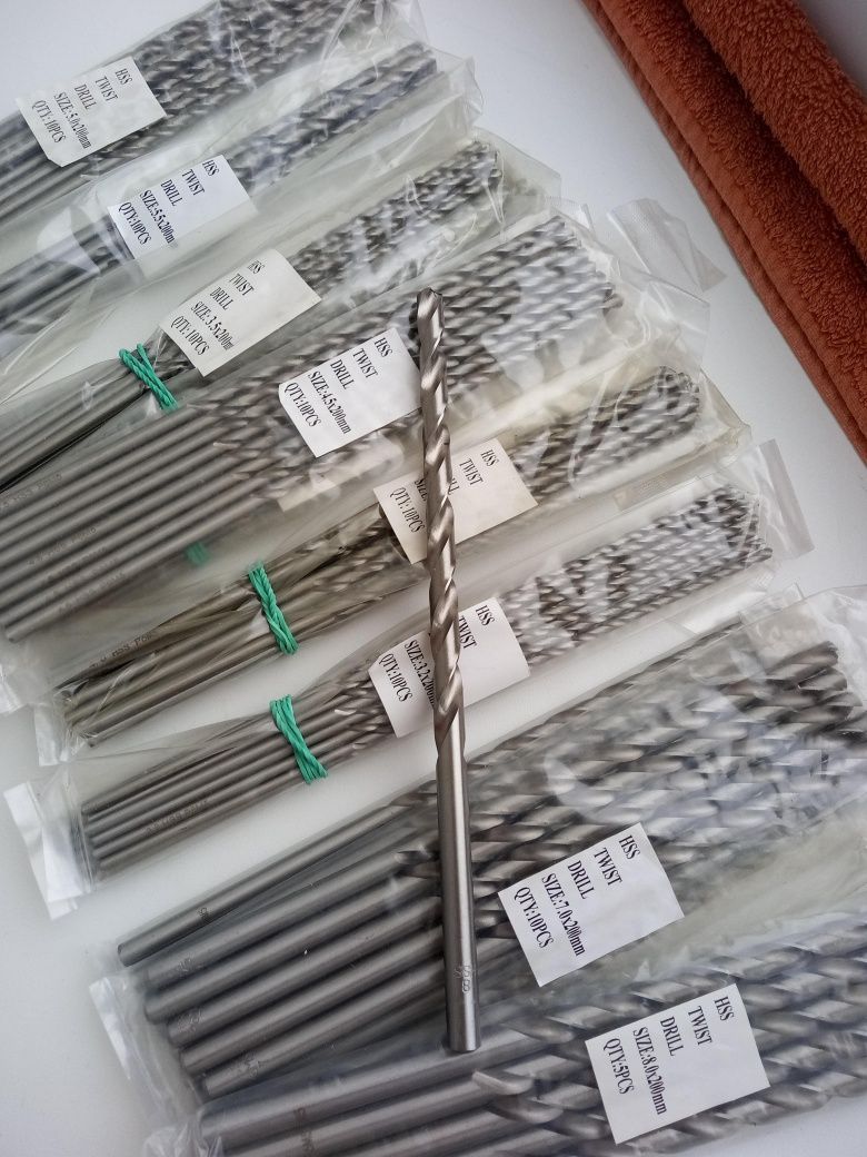 Сверла центровочные ( 1 - 6,3 mm ), сверло Р18Со cobalt, Р9, Р6М5