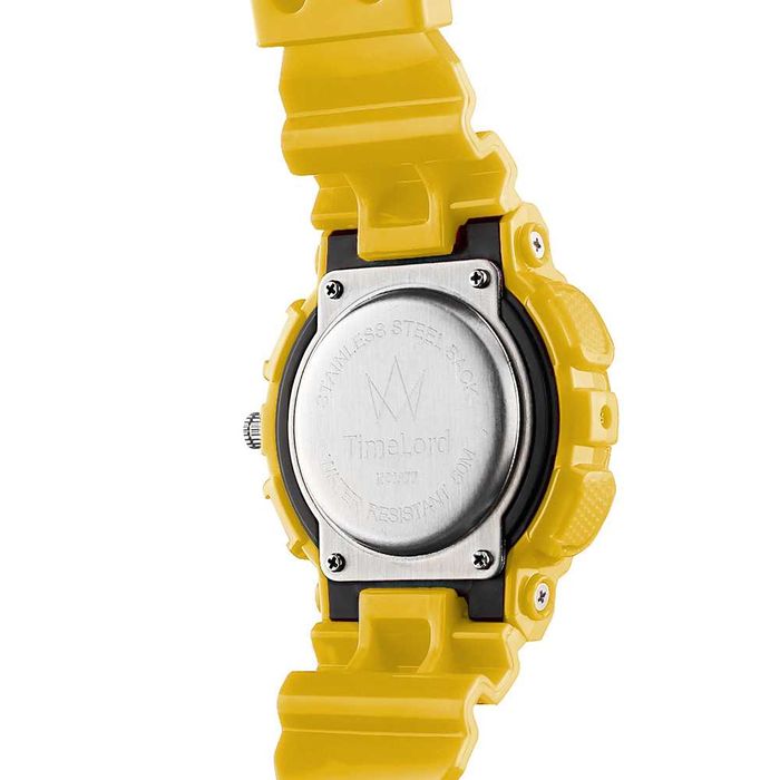 Zegarek S-SHOCK 3 kolory żółty biały czarny - wygląd jak G piękny